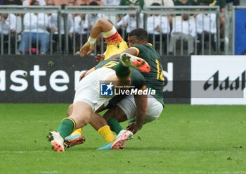 2023-09-17 - Jaden HENDRIKSE of South Africa during the World 2023, Pool B rugby union match between SOUTH AFRICA and ROUMANIA on September 17, 2023 at Matmut Atlantique in Bordeaux , France - RUGBY - WORLD CUP 2023 - SOUTH AFRICA V ROMANIA - WORLD CUP - RUGBY
