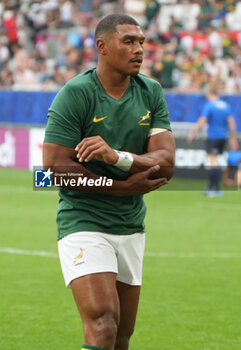 2023-09-18 - Damian WILLEMSE of South Africa during the World Cup 2023, Pool B rugby union match between SOUTH AFRICA and ROUMANIA on September 17, 2023 at Matmut Atlantique in Bordeaux , France - RUGBY - WORLD CUP 2023 - SOUTH AFRICA V ROMANIA - WORLD CUP - RUGBY