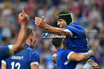 2023-09-20 - alessio tarpini, italia, livemedia, rugby, uruguay, worldcupqualifier - ITALY VS URUGUAY - WORLD CUP - RUGBY