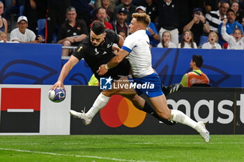 2023-09-29 - try for new zealand scored by will jordan - ITALY VS NEW ZELAND - WORLD CUP - RUGBY