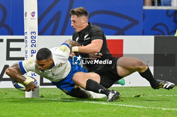 2023-09-29 - monti ioane of italy scores a try - ITALY VS NEW ZELAND - WORLD CUP - RUGBY