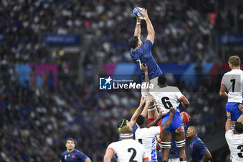 2023-09-21 - Charles Ollivon during a touch during the Rugby union World Cup XV RWC Pool A match between France and Namibia at Stade Velodrome, Marseille, France on September 21, 2023. Photo Victor Joly / DPPI - RUGBY - WORLD CUP 2023 - FRANCE V NAMIBIA - WORLD CUP - RUGBY