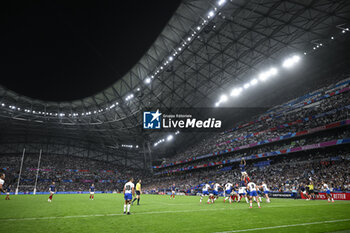 2023-09-21 - General view atmosphere illustration during the Rugby union World Cup RWC 2023, Pool A match between France and Namibia at Stade Velodrome, Marseille, France on September 21, 2023. Photo Victor Joly / DPPI - RUGBY - WORLD CUP 2023 - FRANCE V NAMIBIA - WORLD CUP - RUGBY