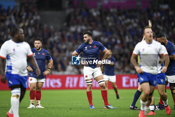 2023-09-21 - Charles Ollivon during the Rugby union World Cup RWC 2023, Pool A match between France and Namibia at Stade Velodrome, Marseille, France on September 21, 2023. Photo Victor Joly / DPPI - RUGBY - WORLD CUP 2023 - FRANCE V NAMIBIA - WORLD CUP - RUGBY