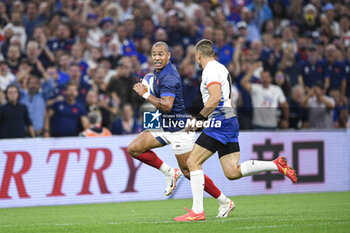 2023-09-21 - Gael Fickou during the Rugby union World Cup XV RWC Pool A match between France and Namibia at Stade Velodrome, Marseille, France on September 21, 2023. Photo Victor Joly / DPPI - RUGBY - WORLD CUP 2023 - FRANCE V NAMIBIA - WORLD CUP - RUGBY