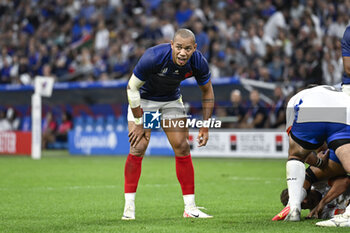 2023-09-21 - Gael Fickou during the Rugby union World Cup RWC 2023, Pool A match between France and Namibia at Stade Velodrome, Marseille, France on September 21, 2023. Photo Victor Joly / DPPI - RUGBY - WORLD CUP 2023 - FRANCE V NAMIBIA - WORLD CUP - RUGBY