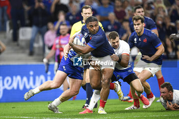 2023-09-21 - Peato Mauvaka during the Rugby union World Cup XV RWC Pool A match between France and Namibia at Stade Velodrome, Marseille, France on September 21, 2023. Photo Victor Joly / DPPI - RUGBY - WORLD CUP 2023 - FRANCE V NAMIBIA - WORLD CUP - RUGBY