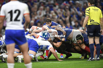 2023-09-21 - Cyril Baille during a scrum during the Rugby union World Cup XV RWC Pool A match between France and Namibia at Stade Velodrome, Marseille, France on September 21, 2023. Photo Victor Joly / DPPI - RUGBY - WORLD CUP 2023 - FRANCE V NAMIBIA - WORLD CUP - RUGBY