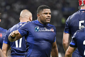 2023-09-21 - Jonathan Danty during the Rugby union World Cup RWC 2023, Pool A match between France and Namibia at Stade Velodrome, Marseille, France on September 21, 2023. Photo Victor Joly / DPPI - RUGBY - WORLD CUP 2023 - FRANCE V NAMIBIA - WORLD CUP - RUGBY