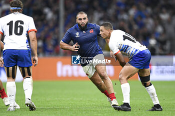2023-09-21 - Reda Wardi during the Rugby union World Cup XV RWC Pool A match between France and Namibia at Stade Velodrome, Marseille, France on September 21, 2023. Photo Victor Joly / DPPI - RUGBY - WORLD CUP 2023 - FRANCE V NAMIBIA - WORLD CUP - RUGBY