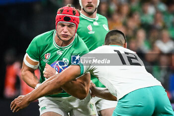 2023-09-23 - Josh VAN DER FLIER of Ireland during the World Cup 2023, Pool B rugby union match between South Africa and Ireland on September 23, 2023 at Stade de France in Saint-Denis near Paris, France - RUGBY - WORLD CUP 2023 - SOUTH AFRICA V IRELAND - WORLD CUP - RUGBY