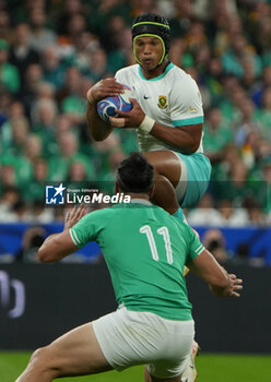 2023-09-23 - Cheslin KOLBE of South Africa during the World Cup 2023, Pool B rugby union match between South Africa and Ireland on September 23, 2023 at Stade de France in Saint-Denis near Paris, France - RUGBY - WORLD CUP 2023 - SOUTH AFRICA V IRELAND - WORLD CUP - RUGBY