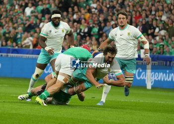 2023-09-23 - Eben ETZEBETH of South Africa during the World Cup 2023, Pool B rugby union match between South Africa and Ireland on September 23, 2023 at Stade de France in Saint-Denis near Paris, France - RUGBY - WORLD CUP 2023 - SOUTH AFRICA V IRELAND - WORLD CUP - RUGBY