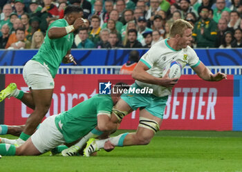 2023-09-23 - Pieter-Steph DU TOIT of South Africa during the World Cup 2023, Pool B rugby union match between South Africa and Ireland on September 23, 2023 at Stade de France in Saint-Denis near Paris, France - RUGBY - WORLD CUP 2023 - SOUTH AFRICA V IRELAND - WORLD CUP - RUGBY