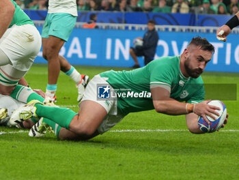 2023-09-23 - Ronan KELLEHER of Ireland during the World Cup 2023, Pool B rugby union match between South Africa and Ireland on September 23, 2023 at Stade de France in Saint-Denis near Paris, France - RUGBY - WORLD CUP 2023 - SOUTH AFRICA V IRELAND - WORLD CUP - RUGBY