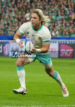 2023-09-23 - Faf DE KLERK of South Africa during the World Cup 2023, Pool B rugby union match between South Africa and Ireland on September 23, 2023 at Stade de France in Saint-Denis near Paris, France - RUGBY - WORLD CUP 2023 - SOUTH AFRICA V IRELAND - WORLD CUP - RUGBY