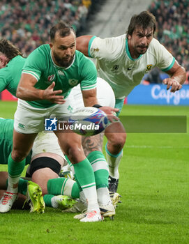 2023-09-23 - Jamison GIBSON-PARK of Ireland during the World Cup 2023, Pool B rugby union match between South Africa and Ireland on September 23, 2023 at Stade de France in Saint-Denis near Paris, France - RUGBY - WORLD CUP 2023 - SOUTH AFRICA V IRELAND - WORLD CUP - RUGBY