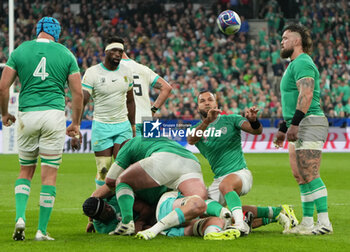 2023-09-23 - Jamison GIBSON-PARK of Ireland during the World Cup 2023, Pool B rugby union match between South Africa and Ireland on September 23, 2023 at Stade de France in Saint-Denis Paris, France - RUGBY - WORLD CUP 2023 - SOUTH AFRICA V IRELAND - WORLD CUP - RUGBY