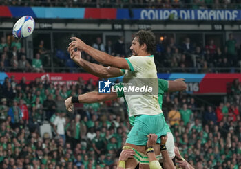 2023-09-23 - Eben ETZEBETH of South Africa during the World Cup 2023, Pool B rugby union match between South Africa and Ireland on September 23, 2023 at Stade de France in Saint-Denis near Paris, France - RUGBY - WORLD CUP 2023 - SOUTH AFRICA V IRELAND - WORLD CUP - RUGBY