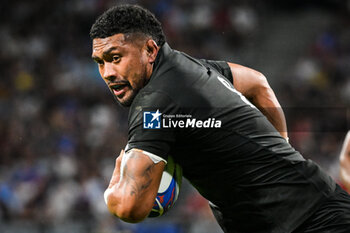 2023-09-29 - Aaron SMITH of New Zealand during the World Cup 2023, Pool A rugby union match between New Zealand and Italy on September 29, 2023 at Groupama Stadium in Decines-Charpieu near Lyon, France - RUGBY - WORLD CUP 2023 - NEW ZEALAND V ITALY - WORLD CUP - RUGBY