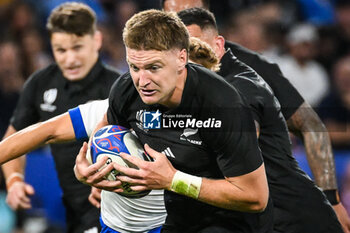 2023-09-29 - Jordie BARRETT of New Zealand during the World Cup 2023, Pool A rugby union match between New Zealand and Italy on September 29, 2023 at Groupama Stadium in Decines-Charpieu near Lyon, France - RUGBY - WORLD CUP 2023 - NEW ZEALAND V ITALY - WORLD CUP - RUGBY