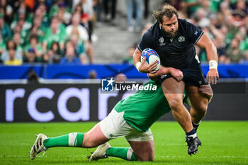 2023-10-07 - Pierre SCHOEMAN of Scotland during the World Cup 2023, Pool B rugby union match between Ireland and Scotland on October 7, 2023 at Stade de France in Saint-Denis near Paris, France - RUGBY - WORLD CUP 2023 - IRELAND V SCOTLAND - WORLD CUP - RUGBY