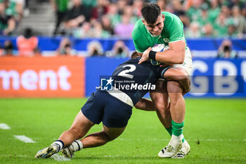 2023-10-07 - Dan SHEEHAN of Ireland during the World Cup 2023, Pool B rugby union match between Ireland and Scotland on October 7, 2023 at Stade de France in Saint-Denis near Paris, France - RUGBY - WORLD CUP 2023 - IRELAND V SCOTLAND - WORLD CUP - RUGBY