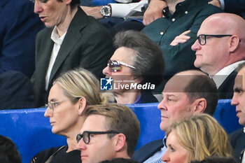 2023-10-07 - Princess Anne, Princess Royal during the World Cup 2023, Pool B rugby union match between Ireland and Scotland on October 7, 2023 at Stade de France in Saint-Denis near Paris, France - RUGBY - WORLD CUP 2023 - IRELAND V SCOTLAND - WORLD CUP - RUGBY