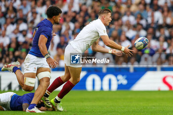 2023-10-07 - Freddie Steward of England during the World Cup 2023, Pool D rugby union match between England and Samoa on October 7, 2023 at Pierre Mauroy stadium in Villeneuve-d'Ascq near Lille, France - RUGBY - WORLD CUP 2023 - ENGLAND V SAMOA - WORLD CUP - RUGBY