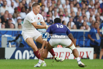2023-10-07 - Freddie Steward of England and Tumua Manu of Samoa during the World Cup 2023, Pool D rugby union match between England and Samoa on October 7, 2023 at Pierre Mauroy stadium in Villeneuve-d'Ascq near Lille, France - RUGBY - WORLD CUP 2023 - ENGLAND V SAMOA - WORLD CUP - RUGBY