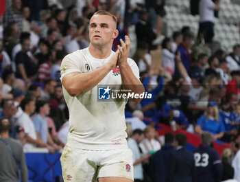 2023-10-07 - Ben Earl of England at full time during the World Cup 2023, Pool D rugby union match between England and Samoa on October 7, 2023 at Pierre Mauroy stadium in Villeneuve-d'Ascq near Lille, France - RUGBY - WORLD CUP 2023 - ENGLAND V SAMOA - WORLD CUP - RUGBY