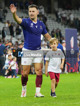 2023-10-07 - Danny Care of England at full time during the World Cup 2023, Pool D rugby union match between England and Samoa on October 7, 2023 at Pierre Mauroy stadium in Villeneuve-d'Ascq near Lille, France - RUGBY - WORLD CUP 2023 - ENGLAND V SAMOA - WORLD CUP - RUGBY