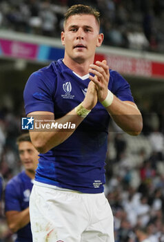 2023-10-07 - Freddie Stewart of England at full time during the World Cup 2023, Pool D rugby union match between England and Samoa on October 7, 2023 at Pierre Mauroy stadium in Villeneuve-d'Ascq near Lille, France - RUGBY - WORLD CUP 2023 - ENGLAND V SAMOA - WORLD CUP - RUGBY