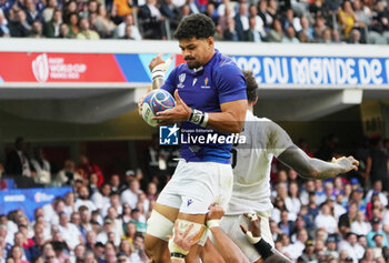 2023-10-07 - Theo McFarland of Samoa during the World Cup 2023, Pool D rugby union match between England and Samoa on October 7, 2023 at Pierre Mauroy stadium in Villeneuve-d'Ascq near Lille, France - RUGBY - WORLD CUP 2023 - ENGLAND V SAMOA - WORLD CUP - RUGBY