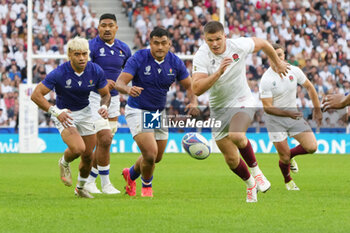 2023-10-07 - Owen Farell of England during the World Cup 2023, Pool D rugby union match between England and Samoa on October 7, 2023 at Pierre Mauroy stadium in Villeneuve-d'Ascq near Lille, France - RUGBY - WORLD CUP 2023 - ENGLAND V SAMOA - WORLD CUP - RUGBY