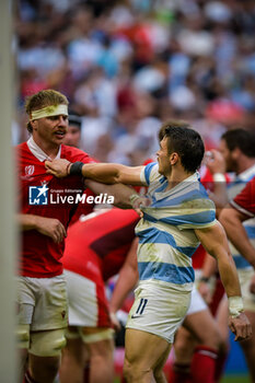 2023-10-14 - Mateo Carreras (Argentina) during a RUGBY WORLD CUP FRANCE 2023 match between Wales and Argentina at Stade de Marseille, in Marseille, ,France on October 14, 2023. (Photo / Felipe Mondino) - 2023 RUGBY WORLD CUP - WALES VS ARGENTINA - WORLD CUP - RUGBY