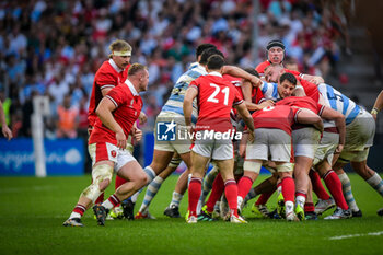 2023-10-14 - RUGBY WORLD CUP FRANCE 2023 match between Wales and Argentina at Stade de Marseille, in Marseille, ,France on October 14, 2023. (Photo / Felipe Mondino) - 2023 RUGBY WORLD CUP - WALES VS ARGENTINA - WORLD CUP - RUGBY
