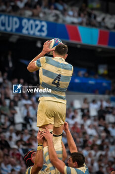 2023-10-14 - Guido Petti (Argentina) during a RUGBY WORLD CUP FRANCE 2023 match between Wales and Argentina at Stade de Marseille, in Marseille, ,France on October 14, 2023. (Photo / Felipe Mondino) - 2023 RUGBY WORLD CUP - WALES VS ARGENTINA - WORLD CUP - RUGBY