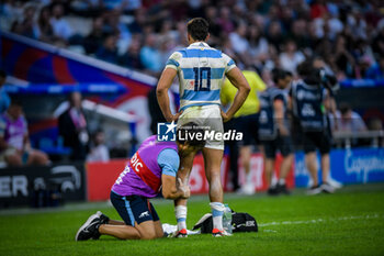 2023-10-14 - Santiago Carreras (Argentina) during a RUGBY WORLD CUP FRANCE 2023 match between Wales and Argentina at Stade de Marseille, in Marseille, ,France on October 14, 2023. (Photo / Felipe Mondino) - 2023 RUGBY WORLD CUP - WALES VS ARGENTINA - WORLD CUP - RUGBY