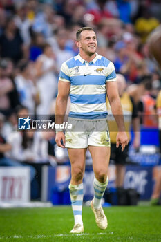 2023-10-14 - Emiliano Boffelli (Argentina) during a RUGBY WORLD CUP FRANCE 2023 match between Wales and Argentina at Stade de Marseille, in Marseille, ,France on October 14, 2023. (Photo / Felipe Mondino) - 2023 RUGBY WORLD CUP - WALES VS ARGENTINA - WORLD CUP - RUGBY