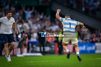 2023-10-14 - Thomas Gallo (Argentina) during a RUGBY WORLD CUP FRANCE 2023 match between Wales and Argentina at Stade de Marseille, in Marseille, ,France on October 14, 2023. (Photo / Felipe Mondino) - 2023 RUGBY WORLD CUP - WALES VS ARGENTINA - WORLD CUP - RUGBY