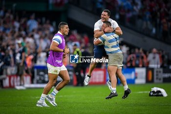 2023-10-14 - Thomas Gallo (Argentina) during a RUGBY WORLD CUP FRANCE 2023 match between Wales and Argentina at Stade de Marseille, in Marseille, ,France on October 14, 2023. (Photo / Felipe Mondino) - 2023 RUGBY WORLD CUP - WALES VS ARGENTINA - WORLD CUP - RUGBY