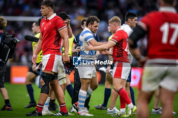 2023-10-14 - Nicolas Sanchez (Argentina) during a RUGBY WORLD CUP FRANCE 2023 match between Wales and Argentina at Stade de Marseille, in Marseille, ,France on October 14, 2023. (Photo / Felipe Mondino) - 2023 RUGBY WORLD CUP - WALES VS ARGENTINA - WORLD CUP - RUGBY