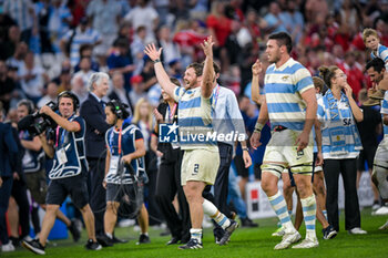 2023-10-14 - Julian Montoya (captain of Argentina) during a RUGBY WORLD CUP FRANCE 2023 match between Wales and Argentina at Stade de Marseille, in Marseille, ,France on October 14, 2023. (Photo / Felipe Mondino) - 2023 RUGBY WORLD CUP - WALES VS ARGENTINA - WORLD CUP - RUGBY