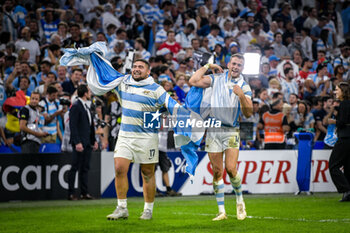 2023-10-14 - Emiliano Boffelli (Argentina) during a RUGBY WORLD CUP FRANCE 2023 match between Wales and Argentina at Stade de Marseille, in Marseille, ,France on October 14, 2023. (Photo / Felipe Mondino) - 2023 RUGBY WORLD CUP - WALES VS ARGENTINA - WORLD CUP - RUGBY