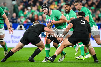 2023-10-14 - Caelan DORIS of Ireland during the World Cup 2023, Quarter-final rugby union match between Ireland and New Zealand on October 14, 2023 at Stade de France in Saint-Denis near Paris, France - RUGBY - WORLD CUP 2023 - 1/4 - IRELAND V NEW ZEALAND - WORLD CUP - RUGBY