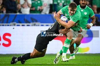 2023-10-14 - Garry RINGROSE of Ireland during the World Cup 2023, Quarter-final rugby union match between Ireland and New Zealand on October 14, 2023 at Stade de France in Saint-Denis near Paris, France - RUGBY - WORLD CUP 2023 - 1/4 - IRELAND V NEW ZEALAND - WORLD CUP - RUGBY