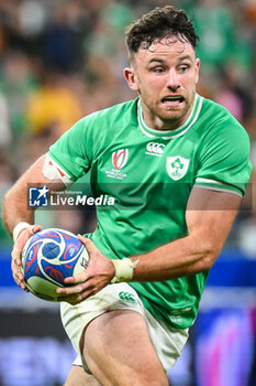 2023-10-14 - Hugo KEENAN of Ireland during the World Cup 2023, Quarter-final rugby union match between Ireland and New Zealand on October 14, 2023 at Stade de France in Saint-Denis near Paris, France - RUGBY - WORLD CUP 2023 - 1/4 - IRELAND V NEW ZEALAND - WORLD CUP - RUGBY