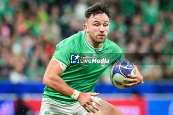 2023-10-14 - Hugo KEENAN of Ireland during the World Cup 2023, Quarter-final rugby union match between Ireland and New Zealand on October 14, 2023 at Stade de France in Saint-Denis near Paris, France - RUGBY - WORLD CUP 2023 - 1/4 - IRELAND V NEW ZEALAND - WORLD CUP - RUGBY