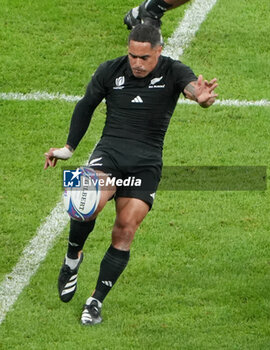 2023-10-14 - Aaron Smith of New Zealand during the World Cup 2023, Quarter-final rugby union match between Ireland and New Zealand on October 14, 2023 at Stade de France in Saint-Denis near Paris, France - RUGBY - WORLD CUP 2023 - 1/4 - IRELAND V NEW ZEALAND - WORLD CUP - RUGBY